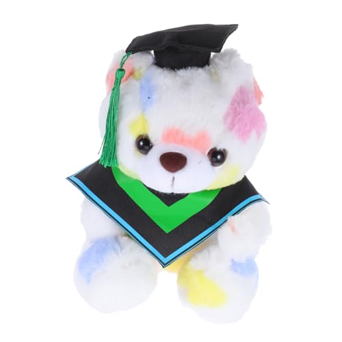 GARIOUANS Lifelike Doktorhut Plüschbär Kuscheltier Abschlussgeschenk für Graduation Saison Weicher Abschlussbär mit Grüner Kragen Verzierungen Dekoratives Sammlerobjekt und Komfortable GARIOUANS Lifelike Doktorhut Plüschbär Kuscheltier Abschlussgeschenk für Graduation Saison Weicher Abschlussbär mit Grüner Kragen Verzierungen Dekoratives Sammlerobjekt und Komfortable von GARIOUANS