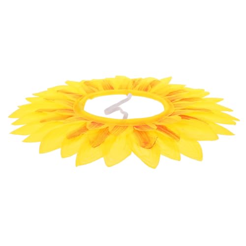GARIOUANS Lustige Sonnenblumen Kopfbedeckung Gelb Auffälliges Blumenkostüm für Sportfeste Themenpartys Karneval und Fotomotive Lebhaftes Party Accessoire GARIOUANS Lustige Sonnenblumen Kopfbedeckung Gelb Auffälliges Blumenkostüm für Sportfeste Themenpartys Karneval und Fotomotive Lebhaftes Party Accessoire von GARIOUANS