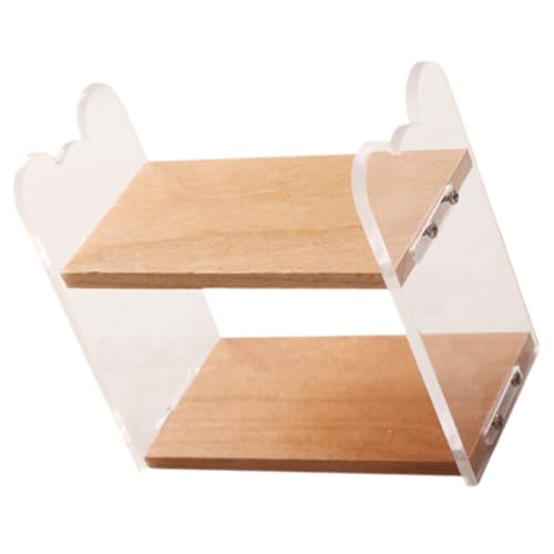 GARIOUANS Maßstab DIY Miniaturhaus Bücherregal Puppenhaus Zubehör Robust Kompakt Für Mikro Szenen Dekoration von GARIOUANS