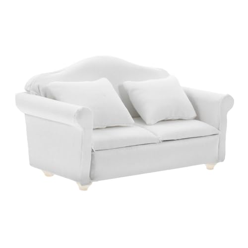 GARIOUANS Maßstab Niedliche Kleine Couch aus Stoff Puppenhaus Wohnzimmer Möbel Realistische Miniaturmöbel für DIY Hausdekoration Kindgerechtes Puppenhaus Zubehör GARIOUANS Maßstab Niedliche Kleine Couch aus Stoff Puppenhaus Wohnzimmer Möbel Realistische Miniaturmöbel für DIY Hausdekoration Kindgerechtes Puppenhaus Zubehör von GARIOUANS