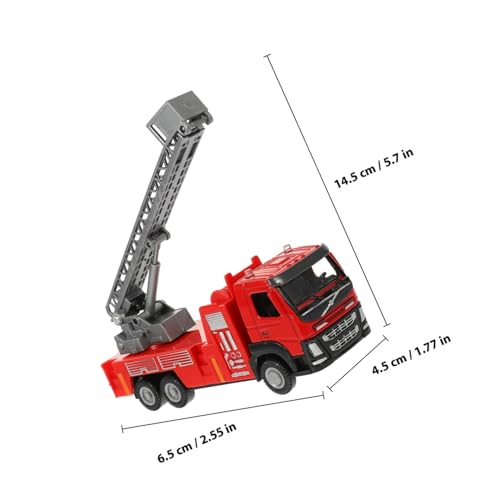 GARIOUANS Metall Modell Langlebig Realistisch Rotes Feuerwehrauto für Jungen Mädchen Pädagogisch Wertvoll für Kreatives und Lernen GARIOUANS Metall Modell Langlebig Realistisch Rotes Feuerwehrauto für Jungen Mädchen Pädagogisch Wertvoll für Kreatives und Lernen von GARIOUANS
