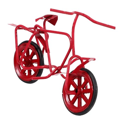GARIOUANS Metallfahrradmodell Dekoration Mini Puppenhaus Puppenfahrrad Retro Gebaut Vintage Fahrradverzierung Kleines Fahrradmodell Fahrradsimulationsmodell Fahrradmodell Handwerk Eisen Rot GARIOUANS Metallfahrradmodell Dekoration Mini Puppenhaus Puppenfahrrad Retro Gebaut Vintage Fahrradverzierung Kleines Fahrradmodell Fahrradsimulationsmodell Fahrradmodell Handwerk Eisen Rot von GARIOUANS
