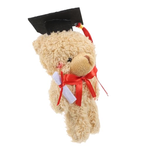 GARIOUANS Mini Abschlussbär Plüschstofftier mit Kappe Klasse Süßes für Absolventen Hochwertiges Plüschtier mit Schöner Bouquet Verpackung GARIOUANS Mini Abschlussbär Plüschstofftier mit Kappe Klasse Süßes für Absolventen Hochwertiges Plüschtier mit Schöner Bouquet Verpackung von GARIOUANS