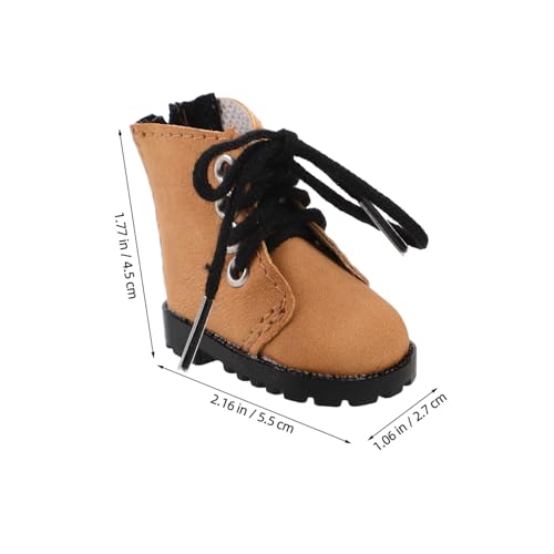 GARIOUANS Mini Bjd Puppenstiefel Leichte Formstabile für Puppenkleidung Miniaturszene und Sammlerdarstellung Modische Puppenschuhe für Puppenhaus Zubehör GARIOUANS Mini Bjd Puppenstiefel Leichte Formstabile für Puppenkleidung Miniaturszene und Sammlerdarstellung Modische Puppenschuhe für Puppenhaus Zubehör von GARIOUANS