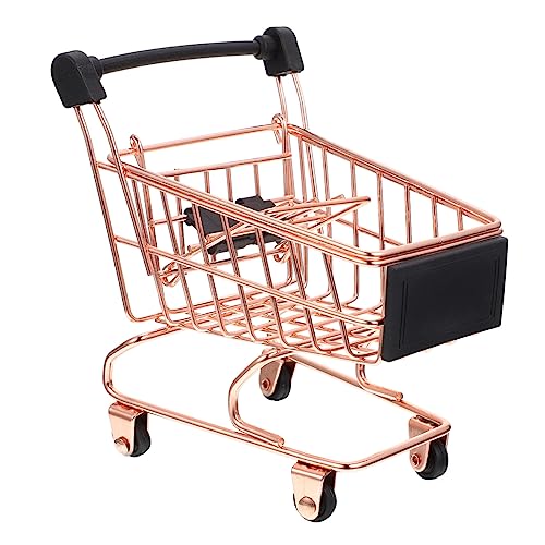 GARIOUANS Mini Einkaufswagen für Realistisches Design für Kreative Rollenspiele und Hausdekoration Fördert die Fantasie und Motorik Einfach zu Schieben und Hartboden GARIOUANS Mini Einkaufswagen für Realistisches Design für Kreative Rollenspiele und Hausdekoration Fördert die Fantasie und Motorik Einfach zu Schieben und Hartboden von GARIOUANS