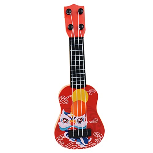 GARIOUANS Mini Gitarre Ukulele Modell für Dekorative Spielzeuggitarre für Fotografie und Puppenhaus aus Stabilem Material Realistische Form für Schlafzimmer und Wohnzimmer GARIOUANS Mini Gitarre Ukulele Modell für Dekorative Spielzeuggitarre für Fotografie und Puppenhaus aus Stabilem Material Realistische Form für Schlafzimmer und Wohnzimmer von GARIOUANS