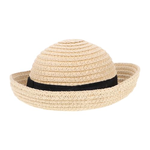 GARIOUANS Mini Handgefertigter Strohhut für Puppen Leichte DIY Dekoration Modisches Puppenzubehör Geeignet für Bastelprojekte und Puppenkostüme Beige GARIOUANS Mini Handgefertigter Strohhut für Puppen Leichte DIY Dekoration Modisches Puppenzubehör Geeignet für Bastelprojekte und Puppenkostüme Beige von GARIOUANS