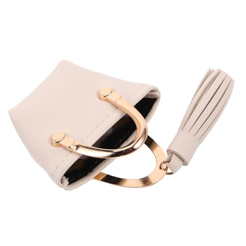 GARIOUANS Mini Handtasche für Puppen Weiche Öffnende Puppenbörse Modisches Zubehör für Puppen und Puppenhäuser für Dekoration in Weiß mit Feiner Textur GARIOUANS Mini Handtasche für Puppen Weiche Öffnende Puppenbörse Modisches Zubehör für Puppen und Puppenhäuser für Dekoration in Weiß mit Feiner Textur von GARIOUANS