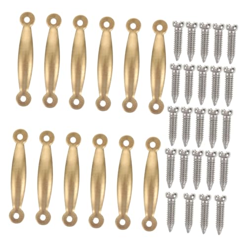 GARIOUANS Mini Haus Möbelgriffe Runde Vintage Griffe mit Schrauben DIY Puppenhaus Möbel Zubehör Langlebig Umweltfreundlich für Miniatur Puppenmöbel Dekoration von GARIOUANS