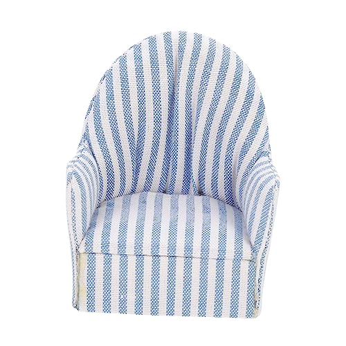 GARIOUANS Mini Streifensofa Sofas Simulationssofamodell Miniatursofamodell Mini Haussofa Mini Streifensofa Mini Hausmöbel Mini Sofamodell Miniaturmöbelmodell Holz von GARIOUANS