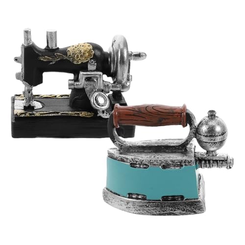GARIOUANS Mini Vintage Nähmaschine Deko Figurine für Puppenhaus Multifunktionales Kompaktes Zubehör für Fotografie und Dekoratives Element für Sammler und Kreative Projekte GARIOUANS Mini Vintage Nähmaschine Deko Figurine für Puppenhaus Multifunktionales Kompaktes Zubehör für Fotografie und Dekoratives Element für Sammler und Kreative Projekte von GARIOUANS