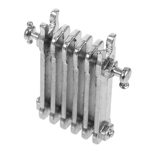 GARIOUANS Mini -kühlermodell Miniaturheizkörper Mini-heizkörperschmuck Kleine Hausdekoration Mini-lamellenkühlerschmuck Möbelschmuck Miniatur-heizplatte Puppenhausmöbel Silber Zinklegierung GARIOUANS Mini -kühlermodell Miniaturheizkörper Mini-heizkörperschmuck Kleine Hausdekoration Mini-lamellenkühlerschmuck Möbelschmuck Miniatur-heizplatte Puppenhausmöbel Silber Zinklegierung von GARIOUANS