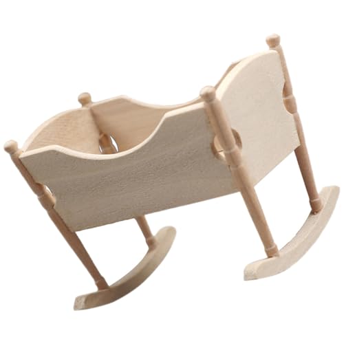 GARIOUANS Miniatur Holz Modell für Puppenhaus Kinderzimmer Möbel Handgefertigtes Puppenbett für Miniaturlandschaften und Dekoration GARIOUANS Miniatur Holz Modell für Puppenhaus Kinderzimmer Möbel Handgefertigtes Puppenbett für Miniaturlandschaften und Dekoration von GARIOUANS