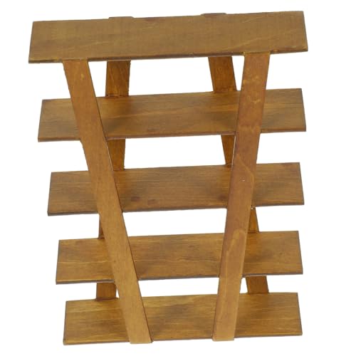 GARIOUANS Miniatur Holzmöbel Modell Maßstab Handgefertigtes Mini Aufbewahrungsregal aus Walnuss Glatte Oberfläche Robustes Dekoratives Puppenhaus Zubehör für Miniaturlandschaften GARIOUANS Miniatur Holzmöbel Modell Maßstab Handgefertigtes Mini Aufbewahrungsregal aus Walnuss Glatte Oberfläche Robustes Dekoratives Puppenhaus Zubehör für Miniaturlandschaften von GARIOUANS