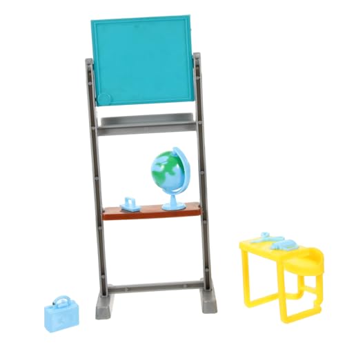 GARIOUANS Miniatur Lernset mit Puppenhaus zubehör Künstlicher Schultafel Stuhl und Weltkugel Dekoratives Klassenzimmer Accessoire für Miniatur Wohnzimmer für DIY und Puppenhausgestaltung GARIOUANS Miniatur Lernset mit Puppenhaus zubehör Künstlicher Schultafel Stuhl und Weltkugel Dekoratives Klassenzimmer Accessoire für Miniatur Wohnzimmer für DIY und Puppenhausgestaltung von GARIOUANS