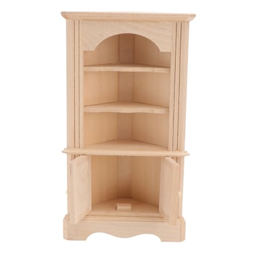 GARIOUANS Miniatur Möbel Dreieckschrank Holzmodell mit Beweglicher Tür Langlebig und Handgefertigt Detailreiches Puppenhaus Zubehör Kompakt und Leicht für Miniaturmöbel Sammler GARIOUANS Miniatur Möbel Dreieckschrank Holzmodell mit Beweglicher Tür Langlebig und Handgefertigt Detailreiches Puppenhaus Zubehör Kompakt und Leicht für Miniaturmöbel Sammler von GARIOUANS