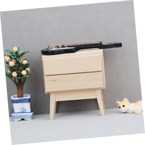 GARIOUANS Miniatur Möbelmodell Puppenhaus Wohnzimmer Schrank Handgefertigt Kompaktes Leichtes Design Stilvolles Accessoire für Schlafzimmer und Fotografie für Puppenhaus Dekoration von GARIOUANS