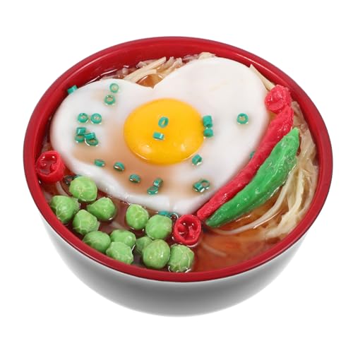 GARIOUANS Miniatur Nudel Modell Lebensmittelecht Simuliertes Mini Food Dekoratives Puppenhaus Zubehör für Realistische Ramen Darstellung GARIOUANS Miniatur Nudel Modell Lebensmittelecht Simuliertes Mini Food Dekoratives Puppenhaus Zubehör für Realistische Ramen Darstellung von GARIOUANS