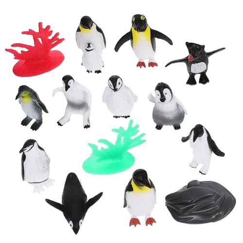 GARIOUANS Miniatur Pinguin Figuren Realistische Tischdekoration Kleine Tierornamente Sammler Kreative Deko für Fotorequisiten GARIOUANS Miniatur Pinguin Figuren Realistische Tischdekoration Kleine Tierornamente Sammler Kreative Deko für Fotorequisiten von GARIOUANS