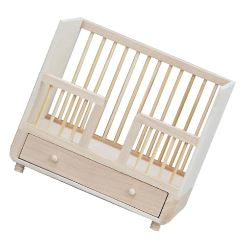 GARIOUANS Miniatur Puppenhaus Bett aus Holz Detailreiches Naturbelassenes Teiliges Miniaturmöbel Vielseitig für Puppenhaus Schlafzimmer Platzsparend und Stabil Kindgerechtes Holzspielzeug GARIOUANS Miniatur Puppenhaus Bett aus Holz Detailreiches Naturbelassenes Teiliges Miniaturmöbel Vielseitig für Puppenhaus Schlafzimmer Platzsparend und Stabil Kindgerechtes Holzspielzeug von GARIOUANS