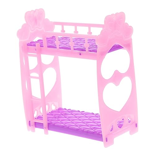 GARIOUANS Miniatur Puppenhaus Etagenbett aus Realistisches für Kinderzimmer für Co Farbvariationen als Deko Zubehör für Puppenhaus Zufällige Farbe Zufällige Farbe von GARIOUANS