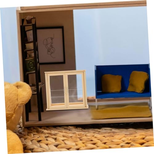 GARIOUANS Miniatur Puppenhaus Vitrine aus Holz und Acryl Leichter Transparenter Kuchenständer für Mini Küchendeko Langlebiges Puppenhaus Möbel Kreatives Teiliges Dekorationsmodell GARIOUANS Miniatur Puppenhaus Vitrine aus Holz und Acryl Leichter Transparenter Kuchenständer für Mini Küchendeko Langlebiges Puppenhaus Möbel Kreatives Teiliges Dekorationsmodell von GARIOUANS
