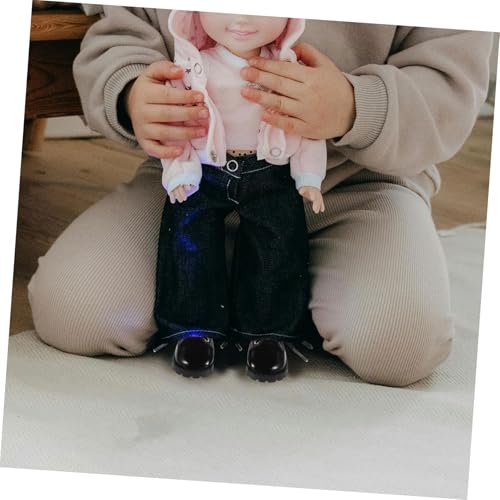GARIOUANS Miniatur Puppenschuhe aus Künstlichem Leder Glänzende Flache Schuhe für Baumwoll Bjd Puppen Robustes Design Passgenaues Zubehör für Puppenhaus Dekoration und Miniaturen GARIOUANS Miniatur Puppenschuhe aus Künstlichem Leder Glänzende Flache Schuhe für Baumwoll Bjd Puppen Robustes Design Passgenaues Zubehör für Puppenhaus Dekoration und Miniaturen von GARIOUANS