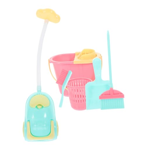 GARIOUANS Miniatur Reinigungsset Puppenhaus Zubehör Teilig Farbenfrohes Lebensechtes Dollhouse Cleaning Tool Modell DIY Haus Dekoration Glatte Oberfläche Vielseitig für Puppenhaus Möbel und GARIOUANS Miniatur Reinigungsset Puppenhaus Zubehör Teilig Farbenfrohes Lebensechtes Dollhouse Cleaning Tool Modell DIY Haus Dekoration Glatte Oberfläche Vielseitig für Puppenhaus Möbel und von GARIOUANS