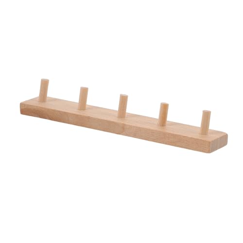 GARIOUANS Miniaturisierte Wandhaken aus Holz Zubehör für Puppenhaus Dekoration Vielseitige Miniaturmöbel Accessoires zum Aufhängen Kleiner Gegenstände Jedem Puppenhaus von GARIOUANS