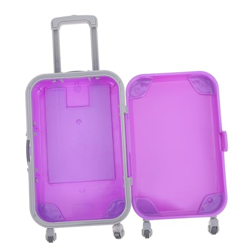 GARIOUANS Miniaturkoffer für Puppenhaus Kleiner Realistischer Reisegepäck Accessoire Geeignet für Kreative Szenen und Dekoration im Puppenhaus aus Gefertigt von GARIOUANS
