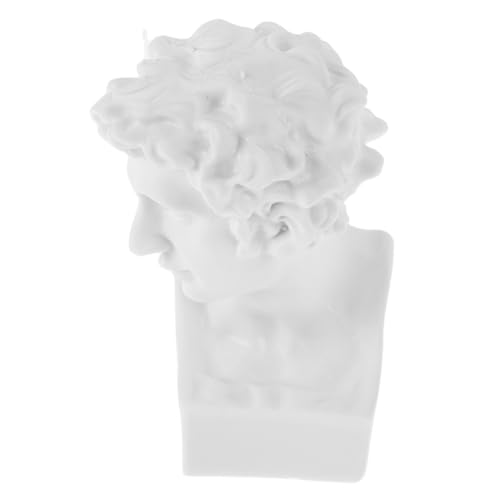 GARIOUANS Resin Miniatur Statue Büste Griechische David Skulptur Für Deko Und Schreibtisch Weiße Figur Für Sammler Und Home Decor GARIOUANS Resin Miniatur Statue Büste Griechische David Skulptur Für Deko Und Schreibtisch Weiße Figur Für Sammler Und Home Decor von GARIOUANS