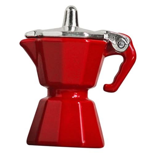 GARIOUANS Modell Einer Mini-kaffeemaschine Küchenkaffee Miniatur Kaffeemaschine Simulation Mini-hausornament Kaffeemaschine Klein Einzelne Kaffeemaschine Legierung Rot GARIOUANS Modell Einer Mini-kaffeemaschine Küchenkaffee Miniatur Kaffeemaschine Simulation Mini-hausornament Kaffeemaschine Klein Einzelne Kaffeemaschine Legierung Rot von GARIOUANS
