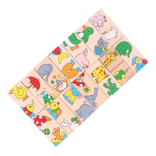 GARIOUANS Montessori Domino Tierpuzzle Lernspielzeug Holzbausteine Frühförderung Hand Auge Koordination für Jungen und Mädchen GARIOUANS Montessori Domino Tierpuzzle Lernspielzeug Holzbausteine Frühförderung Hand Auge Koordination für Jungen und Mädchen von GARIOUANS