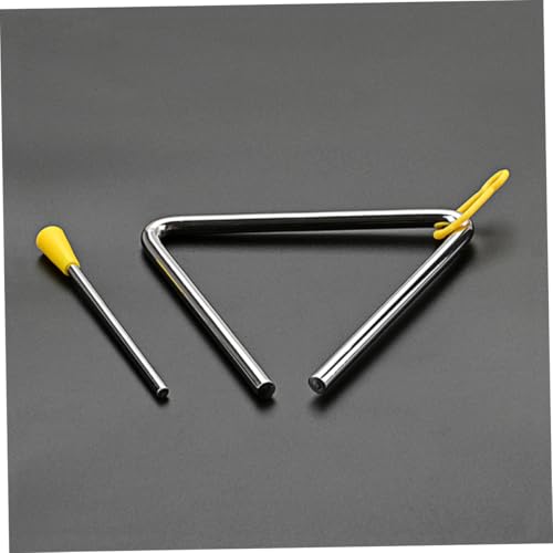 GARIOUANS Musik dreieck Percussion Instrument Schlägel für Musikalisches Schlaginstrument Musikspielzeug Fördert Kreativität und Rhythmusgefühl von GARIOUANS