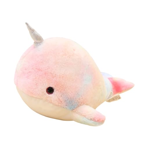 GARIOUANS Narwal Plüschtier Kuscheltier Bunte Farbverlauf Stofftier Weiches Schmusetier Niedliches Meerestier Dekoration Schlafzimmer Wohnzimmer GARIOUANS Narwal Plüschtier Kuscheltier Bunte Farbverlauf Stofftier Weiches Schmusetier Niedliches Meerestier Dekoration Schlafzimmer Wohnzimmer von GARIOUANS