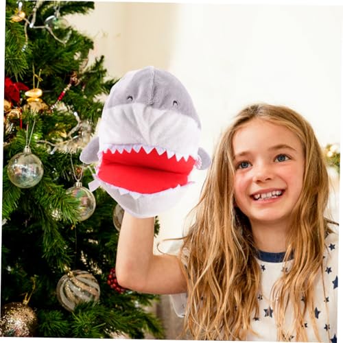 GARIOUANS Niedliche Meerestier Handpuppe aus Plüsch Beweglicher Mund Lernspielzeug für Junge Mädchen und Kleinkinder Fördert Fantasie und Kommunikation Interaktives Fingerpuppe für Eltern von GARIOUANS