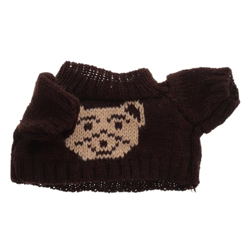 GARIOUANS Niedliche Stofftier-Kleidung, Bärenpullover-Outfit, Puppenzubehör, Baumwoll-plüschtier-Kleidung, Bären-Kapuzenpullover, Passend Für Die Meisten Bären, Tier-plüschpuppen, von GARIOUANS