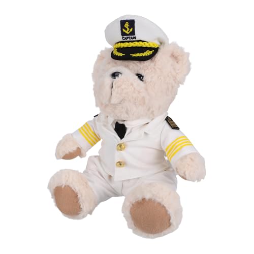 GARIOUANS Niedlicher Kapitän Bär Plüsch Kuscheltier Flauschig und Bequem Lustiges Stofftier Mädchen Geschenk für Party Schlafzimmer Dekoration von GARIOUANS