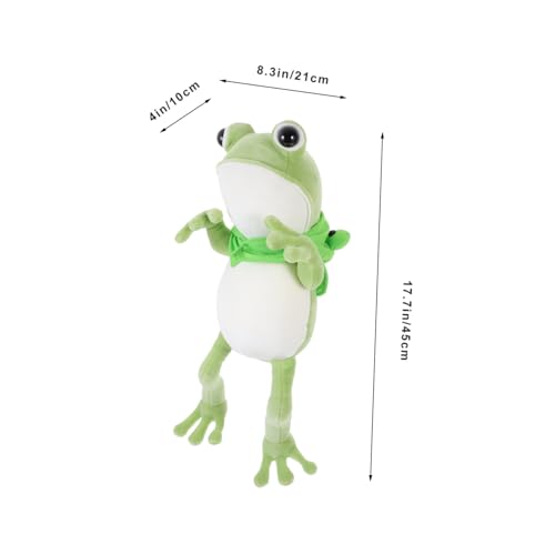 GARIOUANS Niedliches Frosch Plüschtier Kuscheltier Flauschiges Stofftier Dekoration für Zuhause Weiches Flauschiges Geschenk für Erwachsene von GARIOUANS