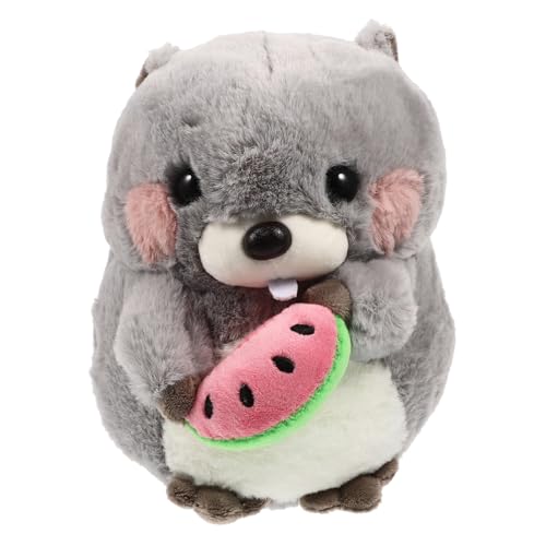 GARIOUANS Niedliches Groundhog Plüschtier Kuscheliges Stofftier Weiches Plüschkissen Für Sofa Schlafzimmer Wohnzimmer Jungen Mädchen GARIOUANS Niedliches Groundhog Plüschtier Kuscheliges Stofftier Weiches Plüschkissen Für Sofa Schlafzimmer Wohnzimmer Jungen Mädchen von GARIOUANS