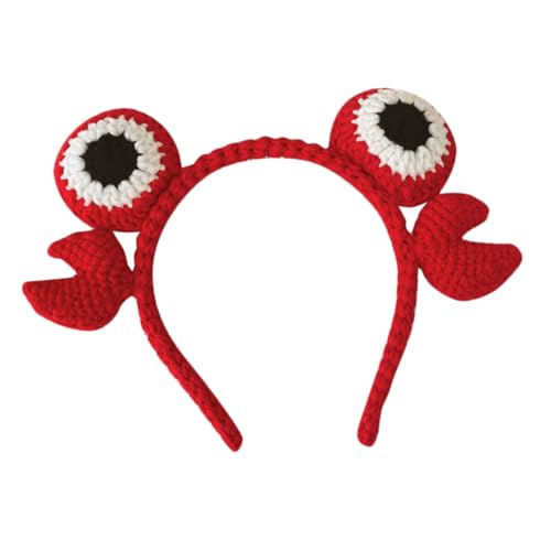 GARIOUANS Niedliches Stirnband Krabben Design Häkelhaarband Party Kopfschmuck für Kostüm und Karneval Cosplay Zubehör Langlebig und Bequem Geeignet für Mottopartys GARIOUANS Niedliches Stirnband Krabben Design Häkelhaarband Party Kopfschmuck für Kostüm und Karneval Cosplay Zubehör Langlebig und Bequem Geeignet für Mottopartys von GARIOUANS