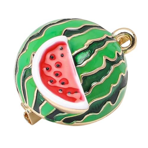 GARIOUANS Obst-email-schmuck Jacke Brosche Sommer-emaille-anstecknadeln Süße Emaille-pins Emaille Brosche Wassermelonen-abzeichen Süße Nadel Brosche Mit Wassermelone Green Legierung GARIOUANS Obst-email-schmuck Jacke Brosche Sommer-emaille-anstecknadeln Süße Emaille-pins Emaille Brosche Wassermelonen-abzeichen Süße Nadel Brosche Mit Wassermelone Green Legierung von GARIOUANS