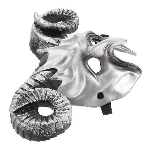 GARIOUANS Ox Horn Cosplay Maske aus Robustem mit Elastischem Band Auffälliges Halloween Karneval Party Zubehör Vielseitig Einsetzbar für Kostümfeste und Prom Dekorationen GARIOUANS Ox Horn Cosplay Maske aus Robustem mit Elastischem Band Auffälliges Halloween Karneval Party Zubehör Vielseitig Einsetzbar für Kostümfeste und Prom Dekorationen von GARIOUANS
