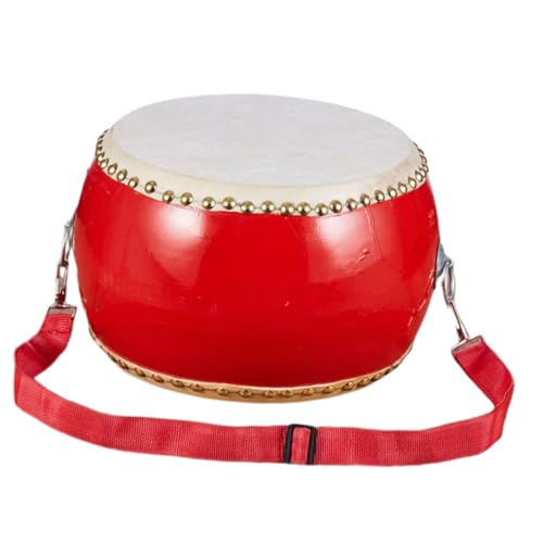 GARIOUANS Percussion Trommel mit Riemen und Sticks Holz Drum Toy für Jungen und Mädchen Musikspielzeug Hand Auge Koordination und Musikalischem Verständnis von GARIOUANS