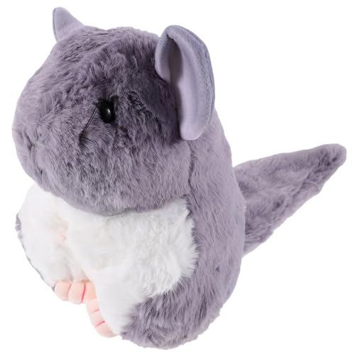 GARIOUANS Plüsch Hamster Kuscheltier Graues Stofftier Chinchilla Design Weiches Plüschtier Deko für Schlafzimmer und Wohnzimmer GARIOUANS Plüsch Hamster Kuscheltier Graues Stofftier Chinchilla Design Weiches Plüschtier Deko für Schlafzimmer und Wohnzimmer von GARIOUANS