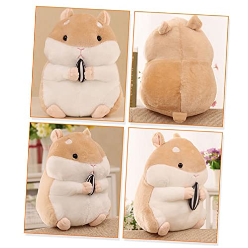 GARIOUANS Plüsch Hamster Kuscheltier Weiches Stofftier Hamster Puppe Niedliches Plüschtier für Mädchen Jungen Zimmerdeko von GARIOUANS