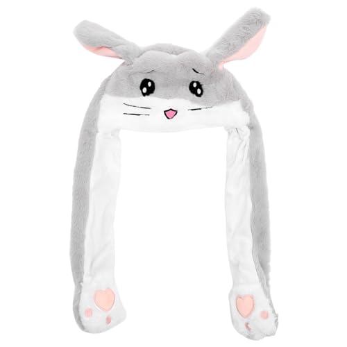 GARIOUANS Plüsch Hamster Mütze mit Beweglichen Ohren Lustiger Cartoon Hut für Partys Cosplay und Feiern Geeignet für Erwachsene und Zufällige Farbwahl Zufällige Farbe Zufällige Farbe von GARIOUANS