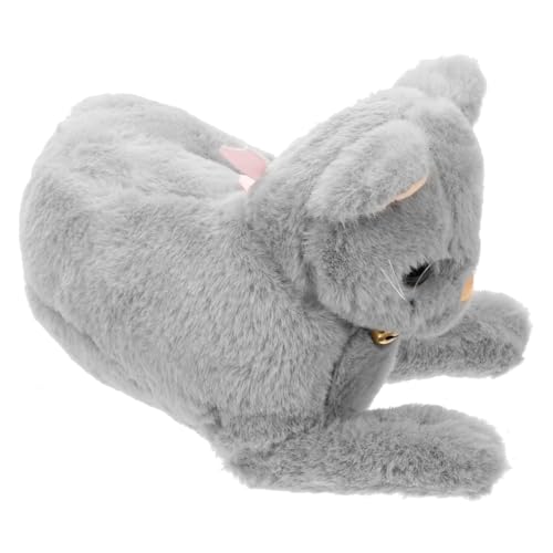 GARIOUANS Plüsch Kätzchen Dekoration Graues Tuxedo Katzen Stofftier Sanft Cartoon Kuscheltier Ornament für Wohnzimmer Schlafzimmer Wohnungskatzen GARIOUANS Plüsch Kätzchen Dekoration Graues Tuxedo Katzen Stofftier Sanft Cartoon Kuscheltier Ornament für Wohnzimmer Schlafzimmer Wohnungskatzen von GARIOUANS