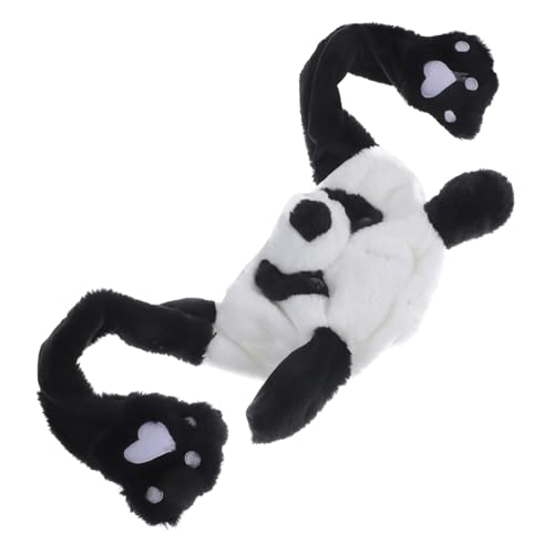 GARIOUANS Plüsch Panda Mütze mit Beweglichen Ohren Weicher Cartoon Hut aus Kuschelmaterial Lustige Tierkopfbedeckung für Party Cosplay und Kostüm Leichte und Komfortable Kopfbedeckung für GARIOUANS Plüsch Panda Mütze mit Beweglichen Ohren Weicher Cartoon Hut aus Kuschelmaterial Lustige Tierkopfbedeckung für Party Cosplay und Kostüm Leichte und Komfortable Kopfbedeckung für von GARIOUANS