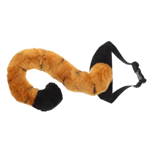 GARIOUANS Plüsch Tiger Kostüm Zubehör für Erwachsene Weicher und Langlebiger Tierkostüm für Halloween Cosplay und Rollenspiele Komfortabel und Realistisch Gestaltet von GARIOUANS